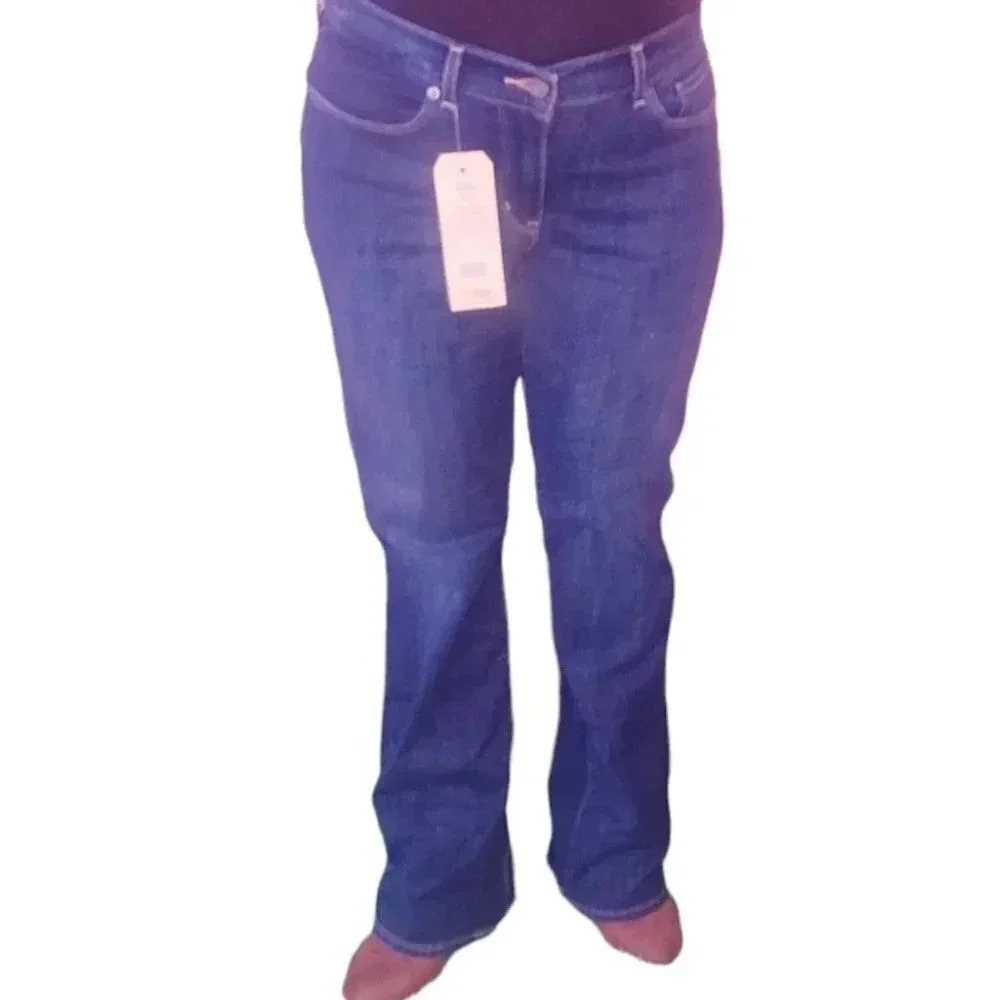 Levis Classic Bootcut Levi's Sculpt Size 10 Mid-Rise Womens - Picture 3 of 16